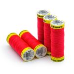 Нитки для трикотажа Gutermann Maraflex, 150м, 3837 неоновый розовый, 5 катушек