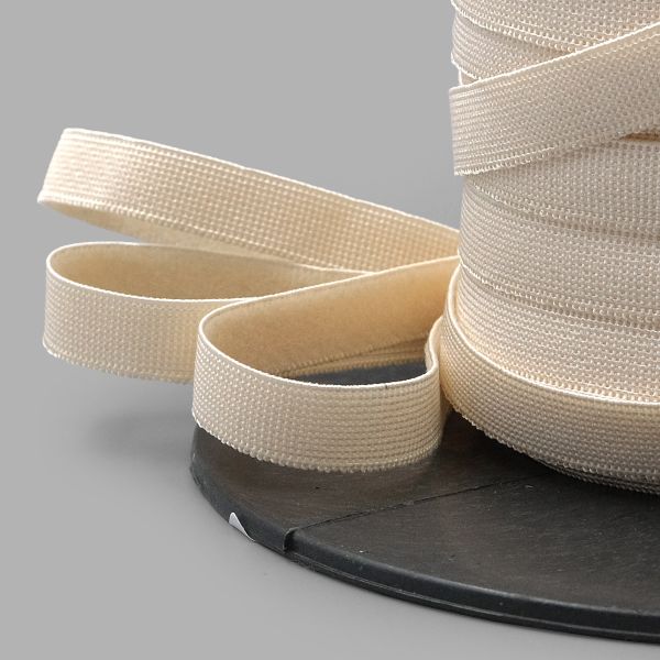 Резинка бельевая (бретелечная) матовая 8.0 мм / 50 метров, бежевый, (МL195.008)