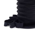 Резинка бельевая (окантовочная) блестящая 18.0 мм / 50 метров, черный