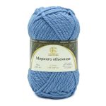 Пряжа Камтекс Меринго объемная / уп.4 мот. по 150 г, 90 м, 015 голубой