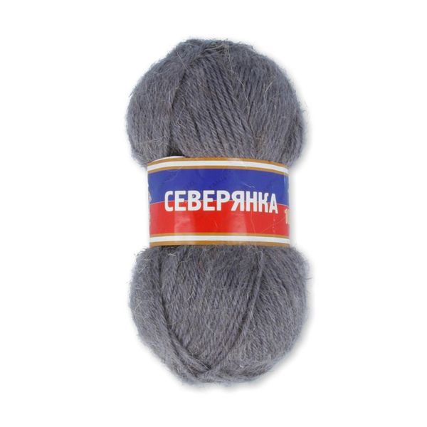 Пряжа Камтекс Северянка / уп.10 мот. по 100 г, 150 м, цв.008 серебристый