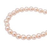 Бусины пластик под жемчуг ⌀8 мм, 500 г, цветные, круглые, A43 бежевый, Astra&Craft, LY-264