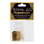 Петля для шкатулок 2.4х1.6 см, 10 шт, 01 золото, Mr.Carving