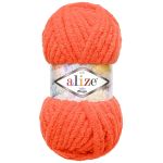 Пряжа Alize (Ализе) Softy Mega / уп.5 мот. по 100 г, 70м, 421 красно-оранжевый