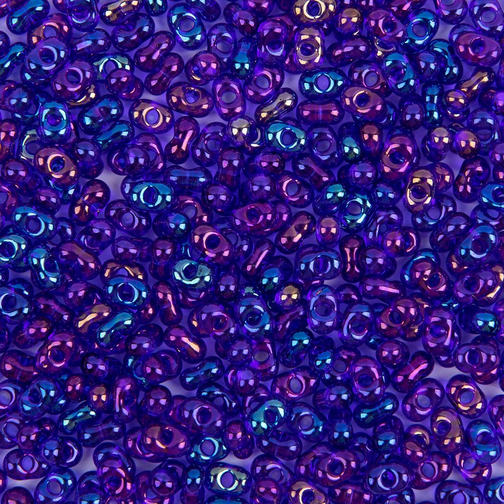 Бисер Preciosa Farfalle 3.2х6.5 мм, 50 г, 31100 синий, 321-90001