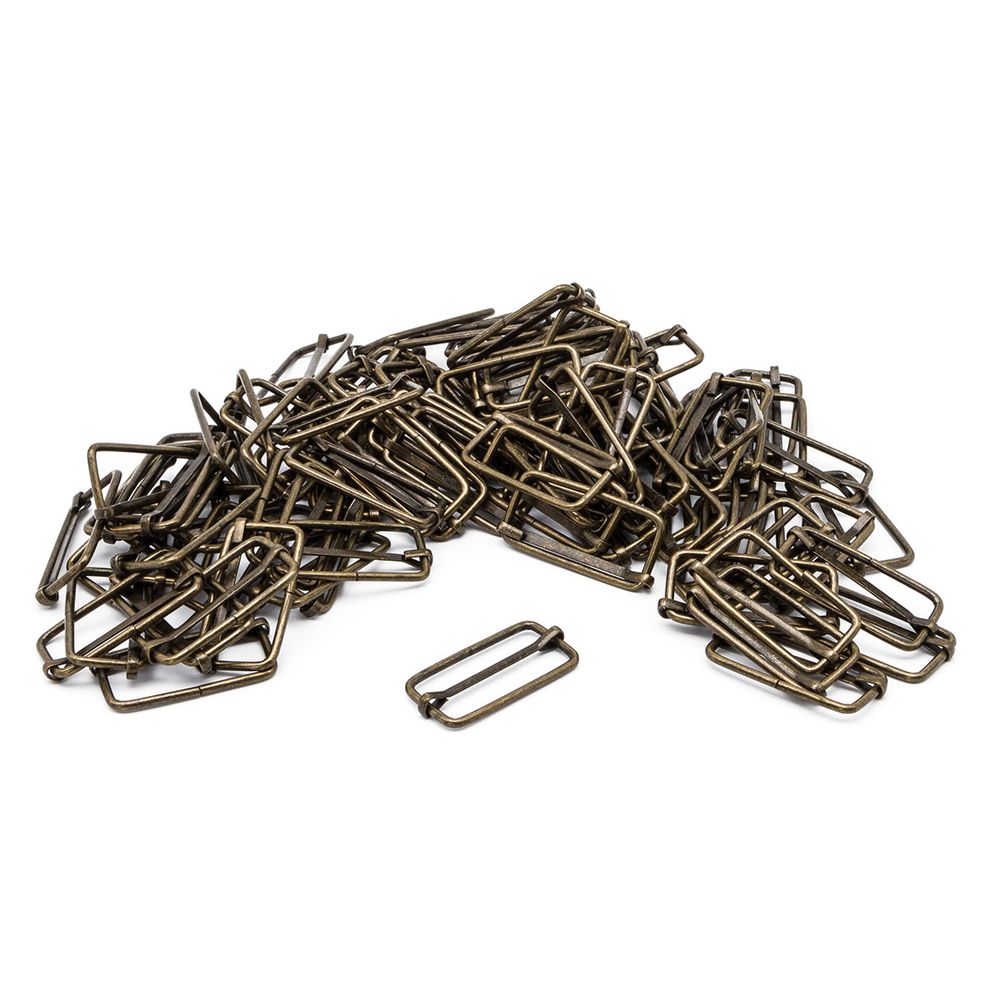 Рамка регулировочная 32 мм ушко (18х40 мм) (бронза), 100 шт