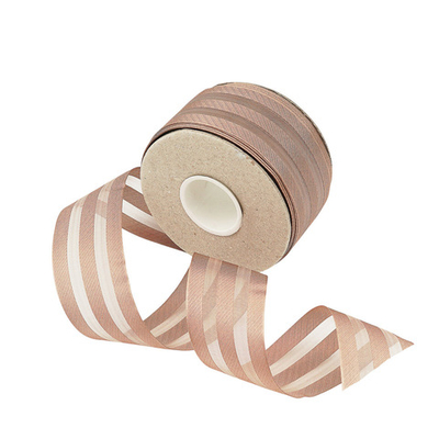 Лента капроновая (органза) 43.0 мм / 30 метров, 1% п/а, 99% п/э, бежевый, 90365