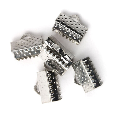 Концевик для ленты, 10 мм, 6 штук, Astra&Craft (никель) 4AR2030