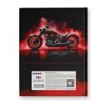 Бизнес-блокнот, матовая ламинация, ББ248 A5 80 л. 4 шт клетка, Железный друг байкера 01677, Светоч