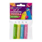 Набор ластиков Карандаши, 4 шт, DV-12174