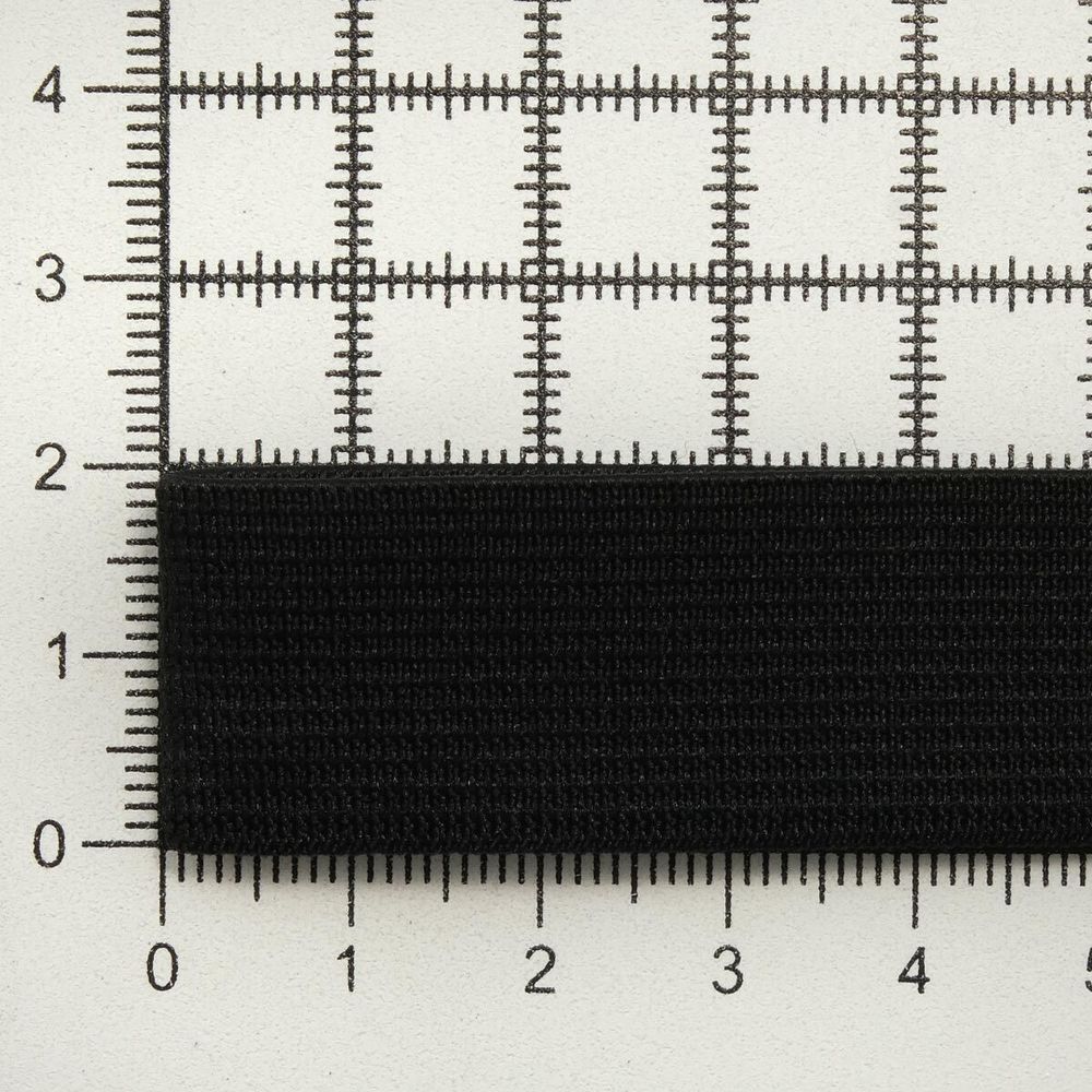 Резинка тканая 20.0 мм / 20 метров, черный