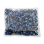 Пуговицы на ножке под камень из смолы 11мм (содалит), 100 шт