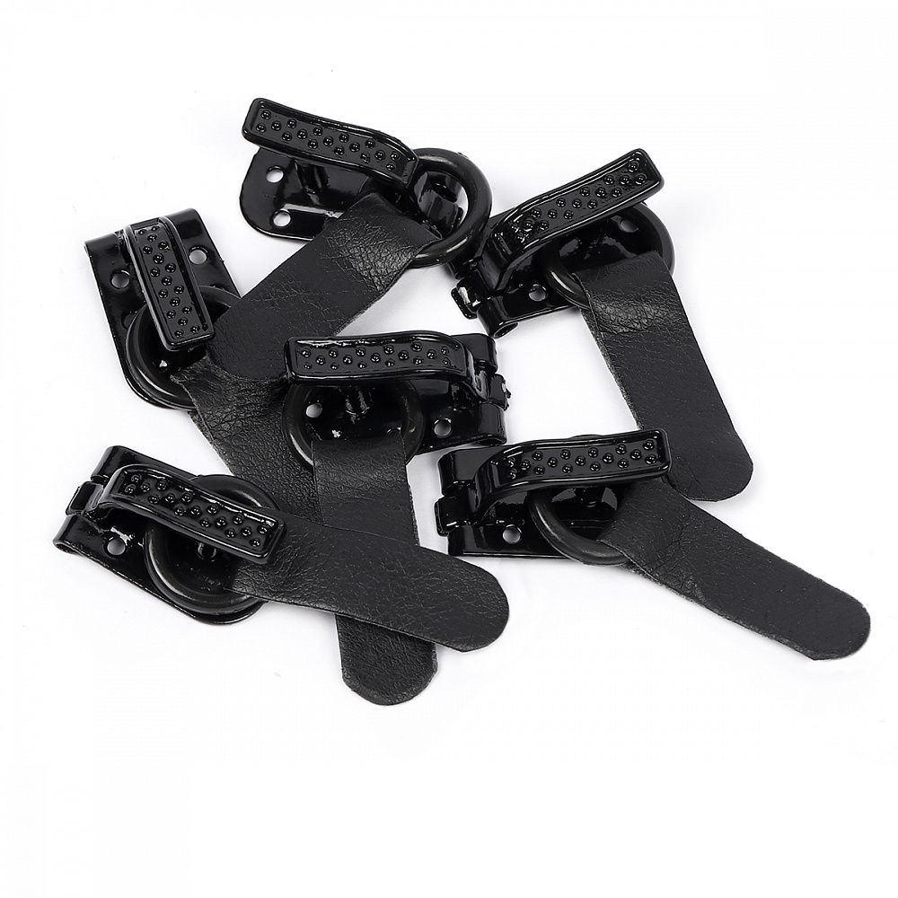 Крючок шубный TBY 50 мм, TBY-0122, цв. черный уп. 100 шт