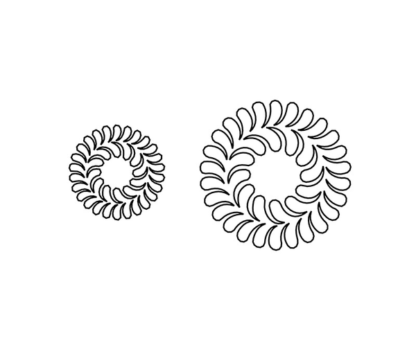 Шаблон HQ Feather Wreaths, HG00302, Handi Quilter, 1 шт