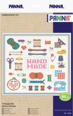 Набор для вышивания нитками Panna CE-7390, Рукоделие, 27.5х27.5 см