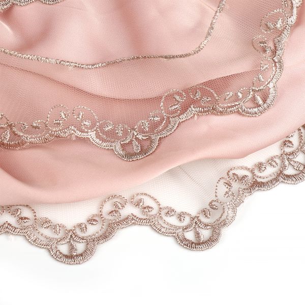 Кружево на сетке 50 мм / 13.71 метра (жесткая сетка), Exclusive TBY 2BS228K1, цв.N4815 кофе, Kruzhevo