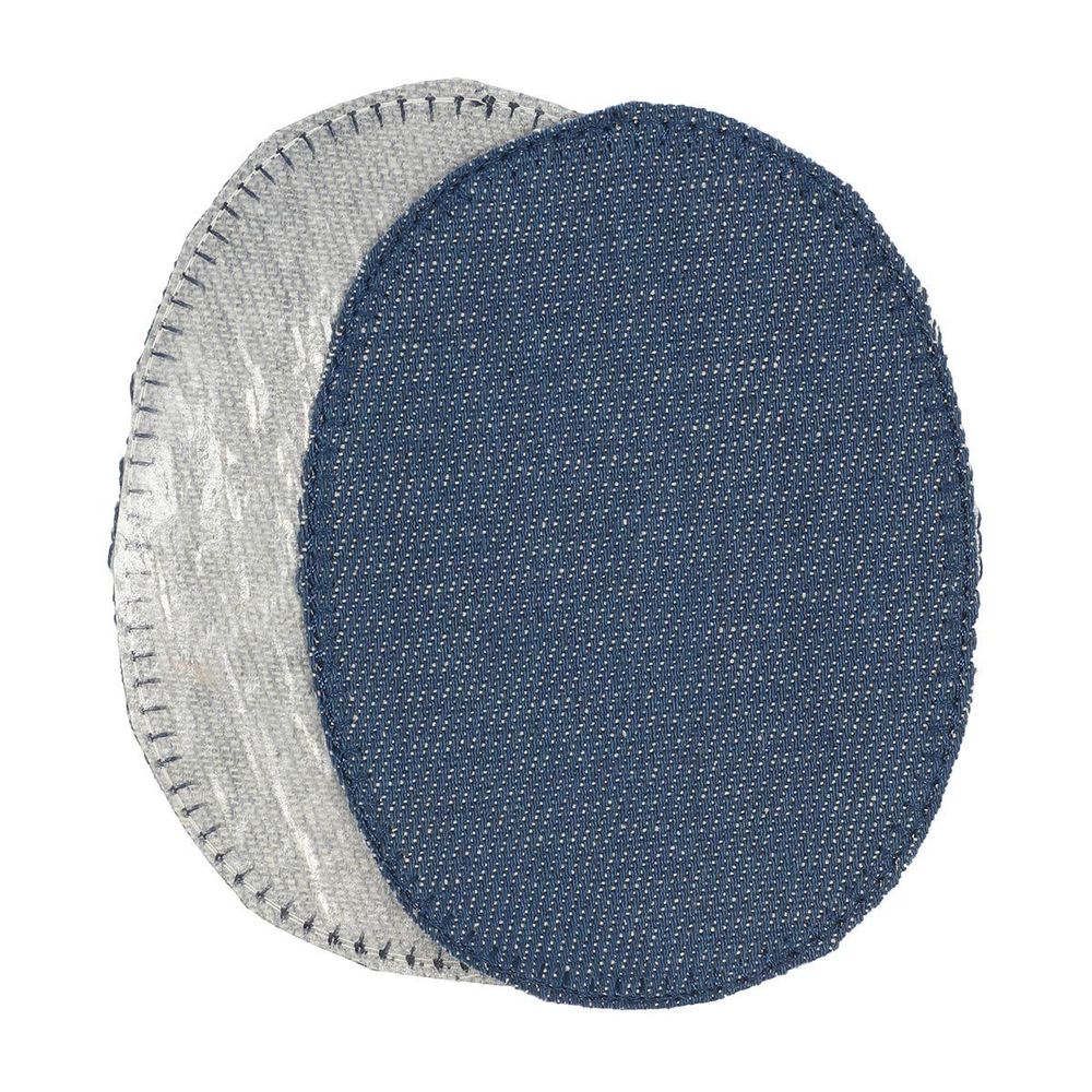 Заплатка, деним, термоклеевые, 8х11см, синий, Prym