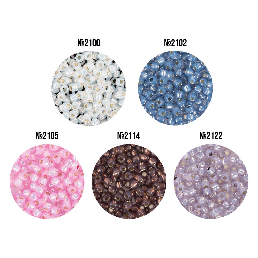 Бисер Япония Toho 11/0 круглый 3 ASSORTI 2.2 мм, 5х5 г, №03
