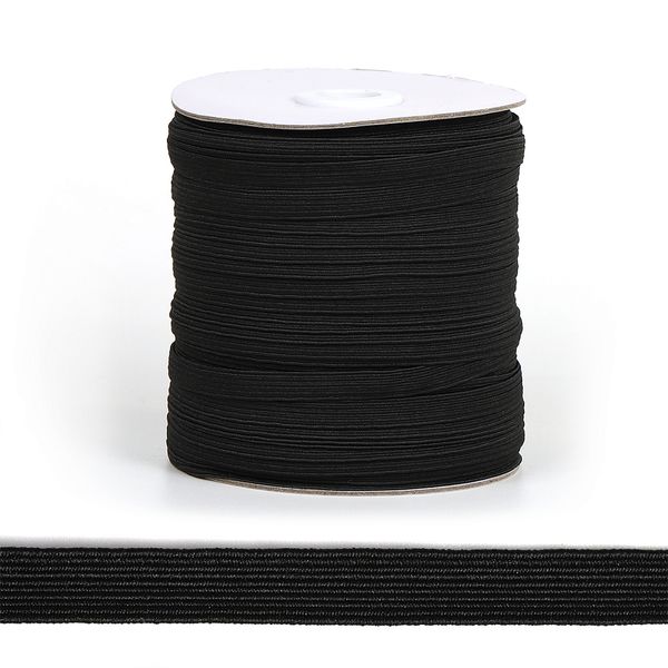 Резинка бельевая (стандартная) 8.0 мм / 100 метров, черный