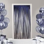 Занавес Дождик 100х200 см, 02_иссиня-черный, Boomzee GBZ-12