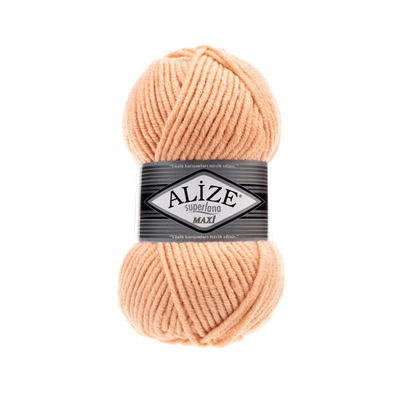 Пряжа Alize (Ализе) Superlana Maxi / уп.5 мот. по 100 г, 100м, 502 крем карамель А