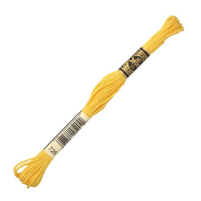 Мулине DMC 117 (726), 12 мотков по 8 метров