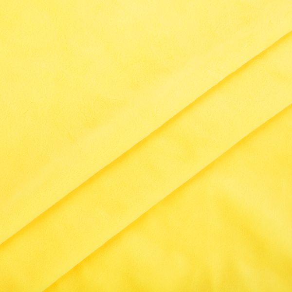 Микровелюр 160х150 см, 178 жёлтый, Gamma MCV