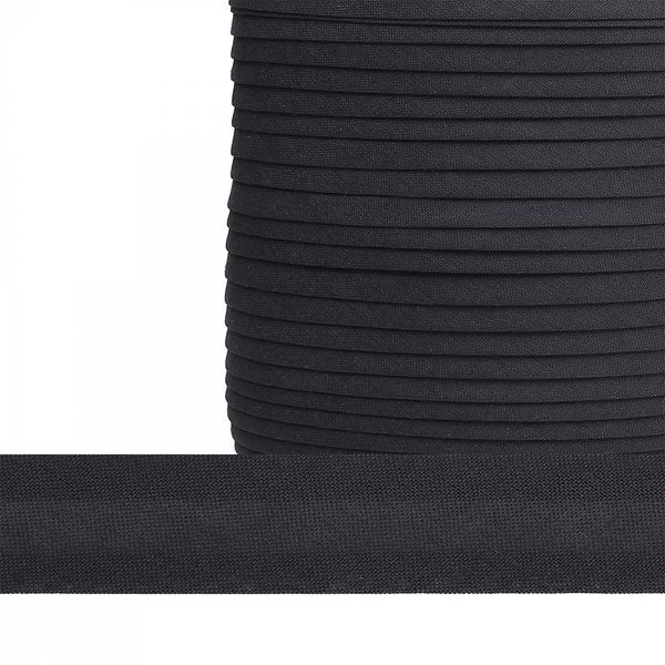 Косая бейка хлопковая 20 мм / 132±1 метра, BS, ≈2.48 г/м², F312 т.серый