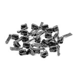 Слайдер (замок) для молнии металл Т5 (5 мм), черн. никель, M-5971, 20 шт