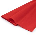 Бумага гофрированная (креповая) 20 г/м², 5 шт по 50 см / 2 метра, 01 алый, Blumentag REP-43