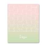 Тетрадь ученическая общая, софт-тач ламинация + выборочный лак, цветной запечатанный форзац, A5+ 48 л. на скобе 65 г/м², белизна 100 %, 10 шт, клетка, 00995 Кружева, Светоч 48Т14