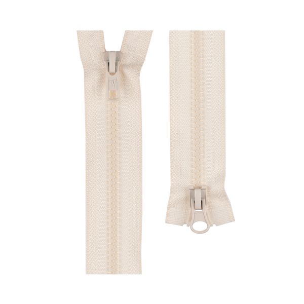 Молния трактор Т5 (5 мм) 2 зам., разъем., 80 см, 103 кремовый, G3052 Gamma, 10 шт