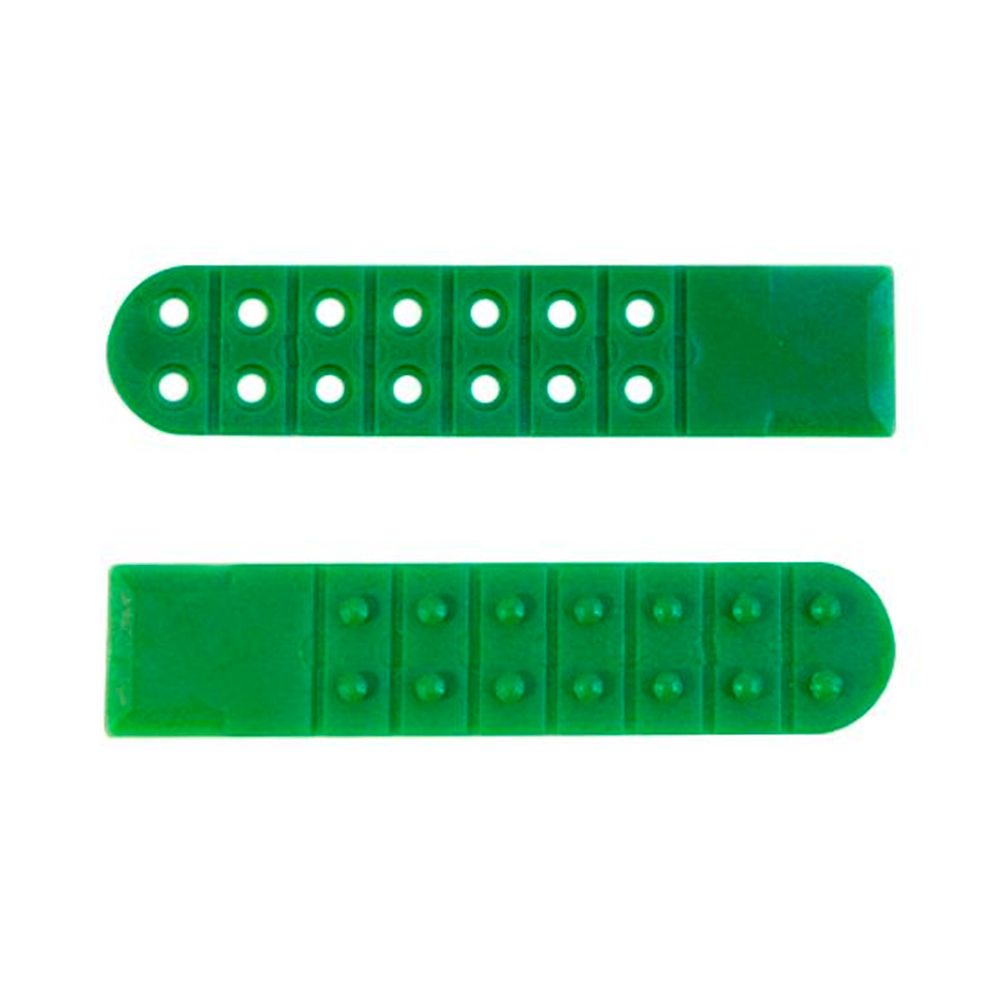 Регулятор бейсболочный 100х18мм пластик (зеленый), 50 шт