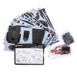 Модель сборная: Серия Корабли 293 элемент. с LED подсветкой, Месть Королевы Анны, Rezark STH-003N