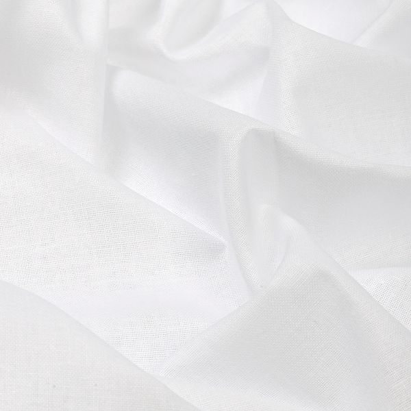 Бязь отбеленная ГОСТ 140 г/м², 150 см / 5 метров, Bz.262В.01, белый