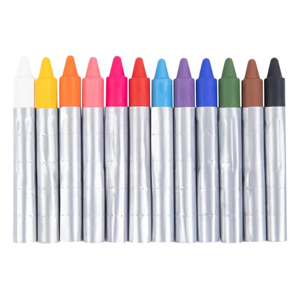 Карандаш гримировальный цветной 12 цв. 42 г, Лео LPFPS-12