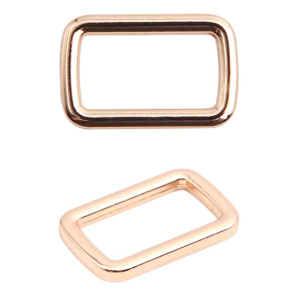 Рамка прямоугольная металл 20 мм /26х17 мм/ золото цв.02, ГУ12749, 4 шт