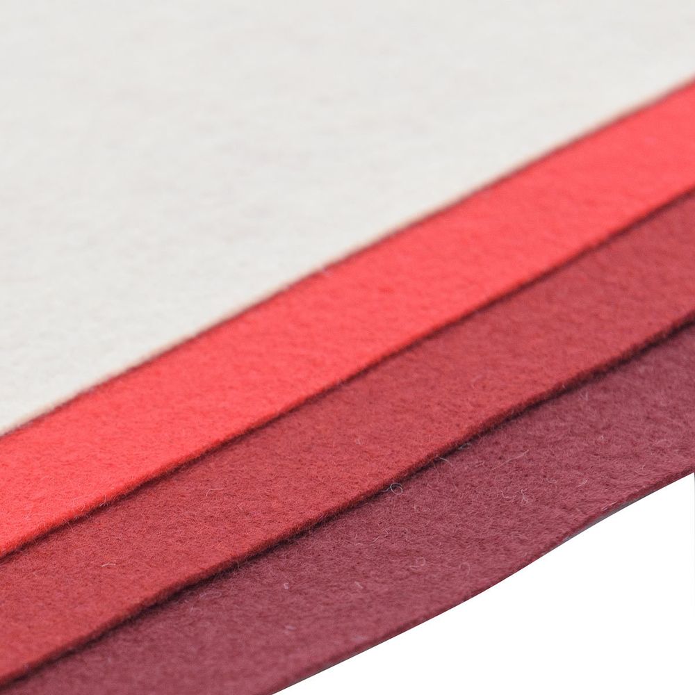 Фетр листовой мягкий 1.0 мм, 20х30см, 4 шт, Astra&Craft, 12