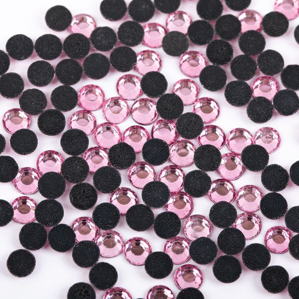 Стразы клеевые акрил 6-6.5 мм, 144 шт, 038 св.розовый (lt.rose), Zlatka RS/144