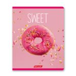 Тетрадь ученическая общая, A5+ 48 л. на скобе 65 г/м², белизна 100%, 10 шт, линия в термоусадочной пленке, 000309 Сластёна, Светоч 48ТСК5_1_3_2