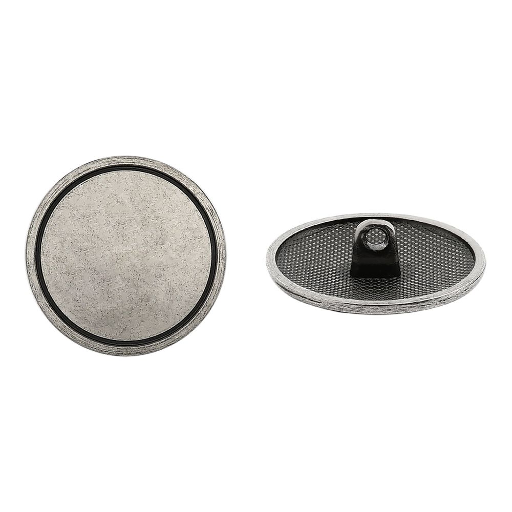 Пуговицы на ножке 36L (23мм), металл (DAS серебро черненое), ME_678, 36 шт