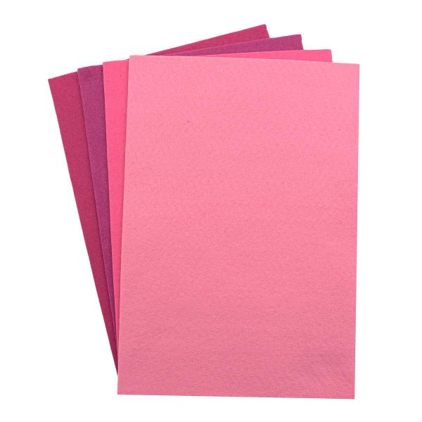 Фетр листовой мягкий 3.0 мм, 20х30см, 4 шт, Astra&Craft, 3