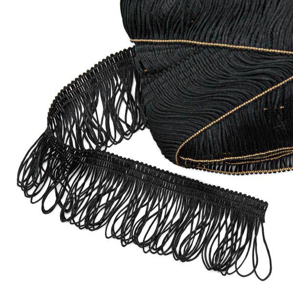 Бахрома отделочная 60.0 мм / 25 метров, 115 черный