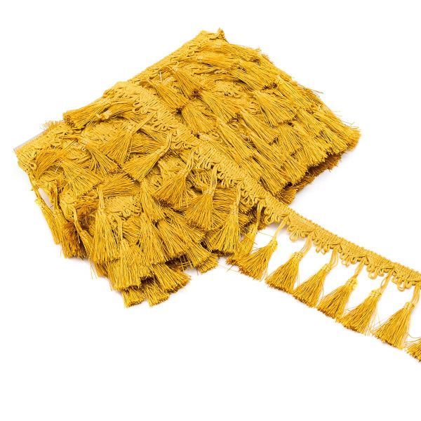 Бахрома отделочная 115.0 мм / 10 метров, с кистями, (188), 878