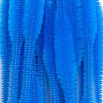 Проволока синельная объемная Цветок 12 мм / 300мм, 15 шт, Astra&Craft (B-046 голубой)