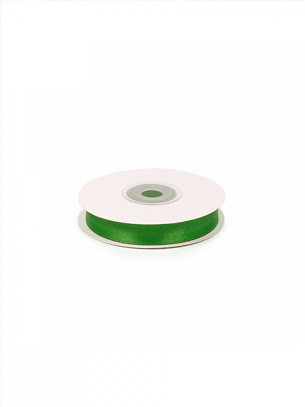 Лента атласная 1-сторонняя 12.0 мм / 22.5±1 метра, 3042 зеленый, Magic4Hobby