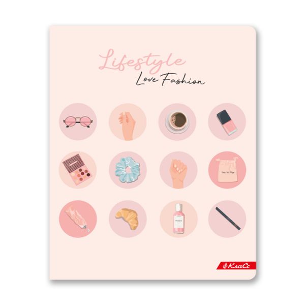 Тетрадь ученическая общая, твин лак, A5+ 96 л. на скобе, белизна 100%, 5 шт, клетка, 000340 Модница, Светоч 96ТСК5_8_3_1