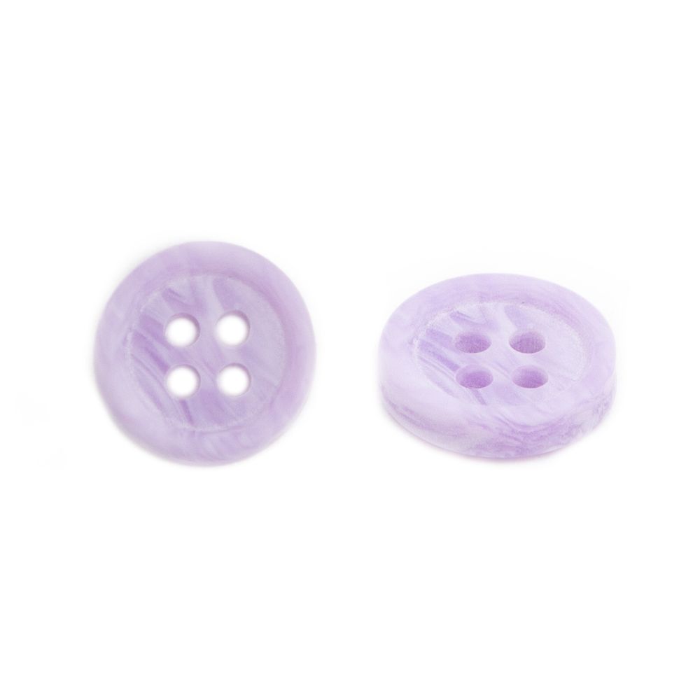Пуговицы на 4 прокола 16L (10мм), пластик (col.06 сиреневый), CN2732, 144 шт