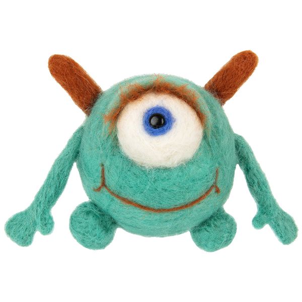 Набор для валяния Miadolla, Монстрик Айк, 8 см, WT-0213