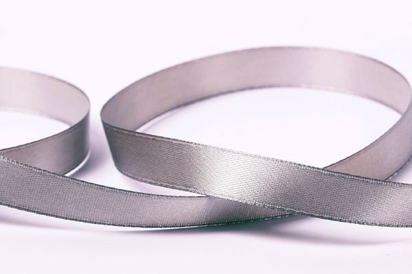 Лента атласная 1-сторонняя 12.0 мм / 33±2 метра, 139 серый, Gamma